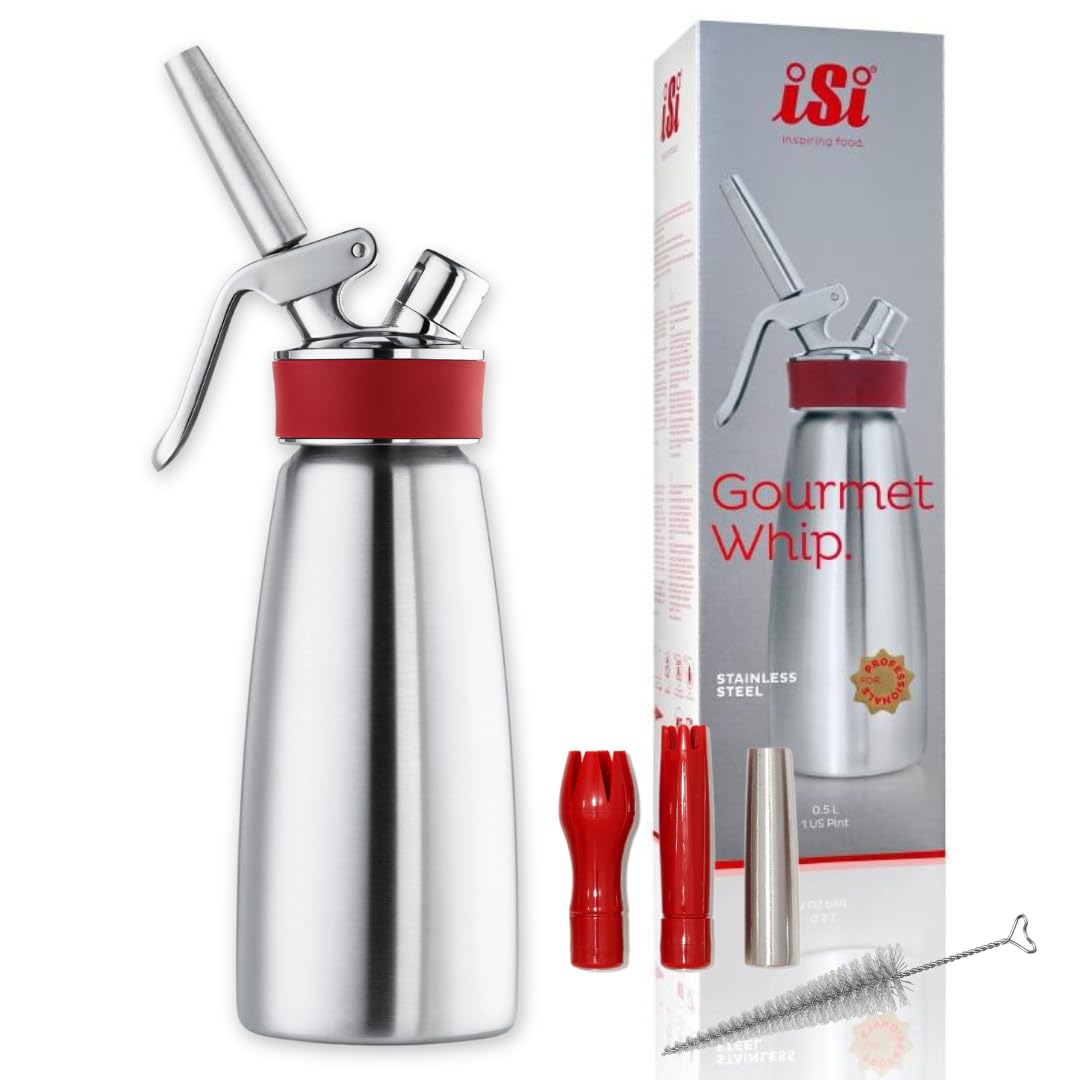 iSi 1603 Sifón, Acero Inoxidable, 0.5 L