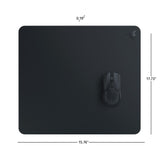 Razer Alfombrilla de ratón Atlas de Cristal Templado para Videojuegos, Superficie Ultra Suave, Resistente a la Suciedad y a los arañazos, Base Antideslizante, Movimientos silenciosos del ratón, Color