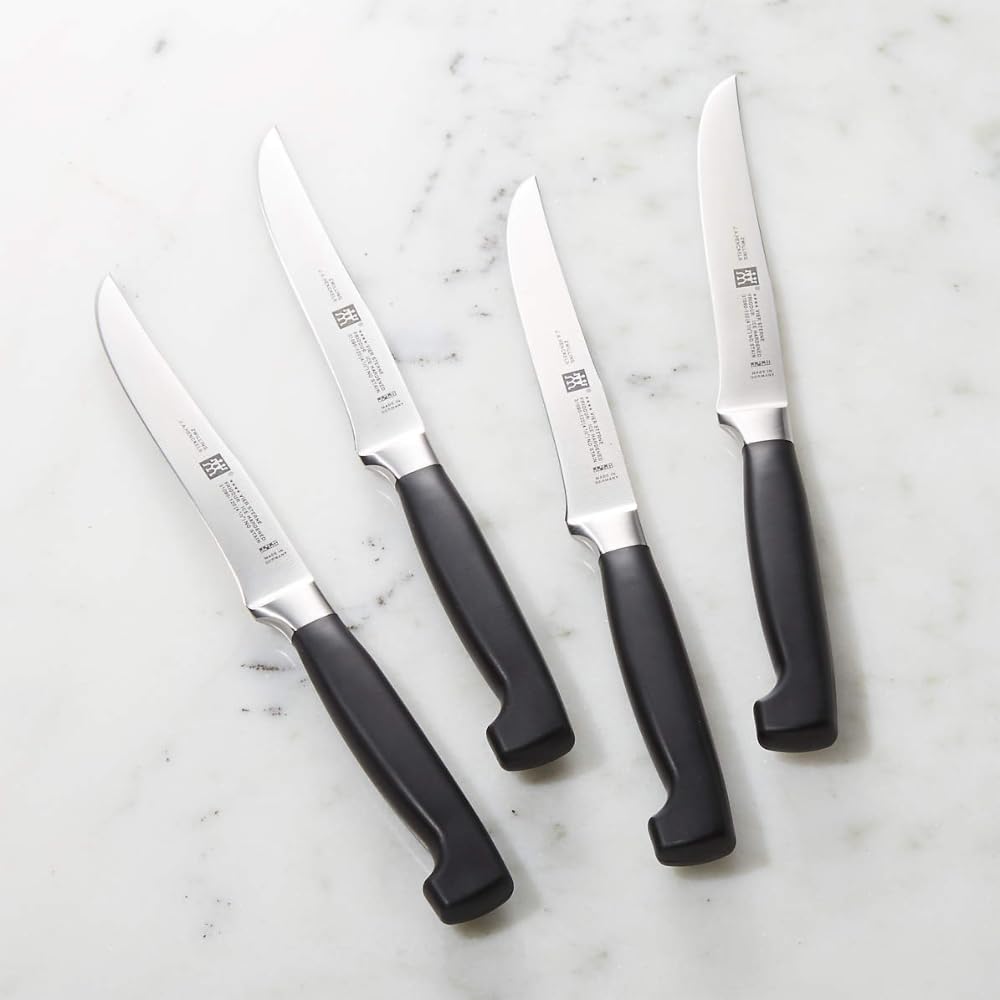 Zwilling 39190000 Vier Sterne - Juego de Cuchillos para Carne (4 Unidades)
