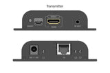 DIGITUS Juego extensor HDMI IP – UHD 4k 60 Hz – HDMI 2.0 – hasta 200 m de alcance – emisor y receptor – hasta 253 receptores – CAT 6 – negro