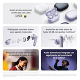XIAOMI Redmi Buds 6 Pro - Auriculares inalámbricos, cancelación de Ruido, Ligeros, hasta 36 Horas de autonomía, Bluetooth 5.3, Negro(Versión ES)