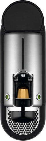 Krups Nespresso Citiz - cafetera de cápsulas monodosis, con 19 bares de presión, thermoblock, función automática con botones retroiluminados, color Plata, modo Eco, Incluye kit bienvenida