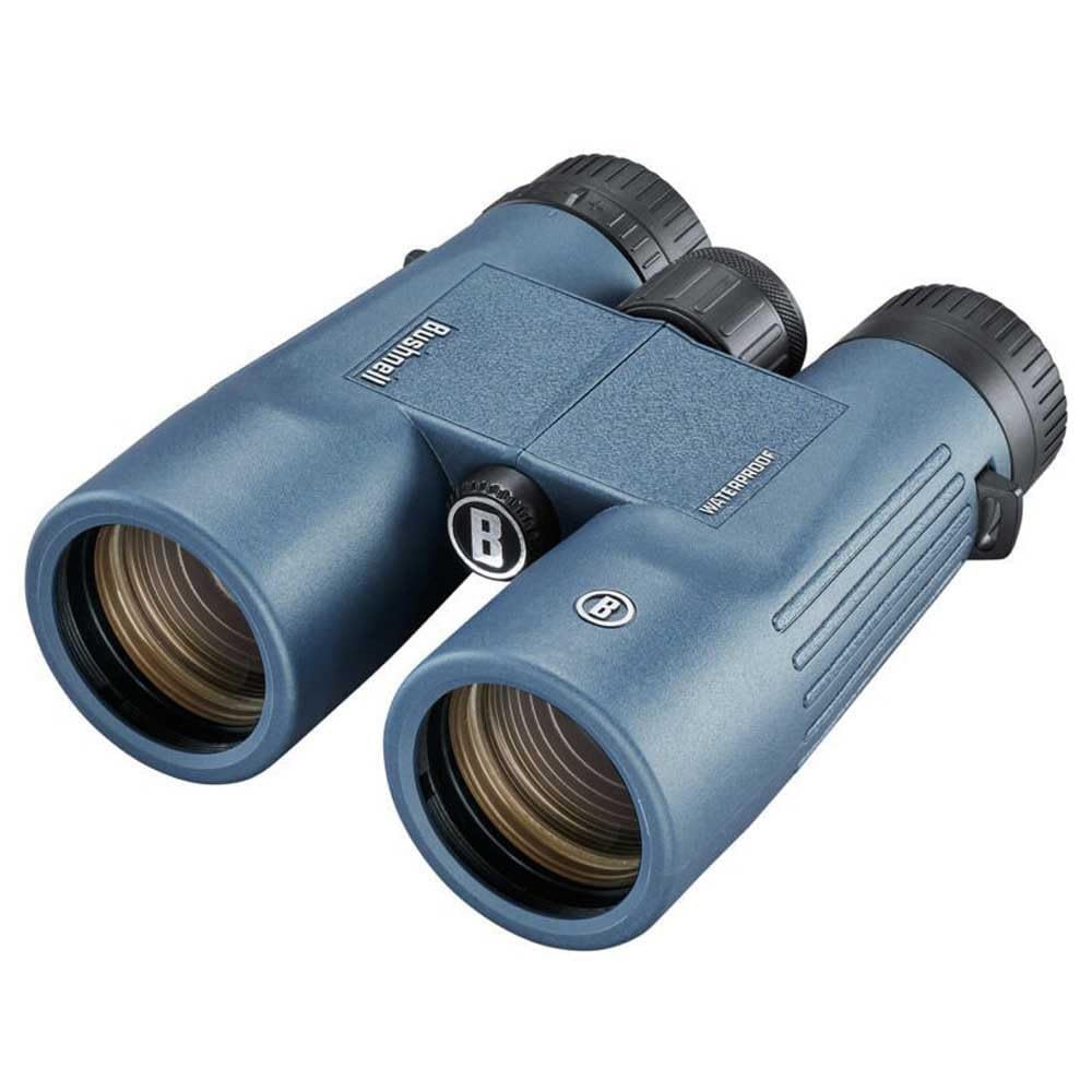 Bushnell - H2O 2 - Prismáticos - 8x42 - Prisma de Techo - Azul Oscuro - Completamente Multicoated - Impermeable/Niebla - Oculares giratorios - Deportes Acuáticos - Náutica - 158042R