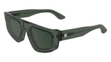 Calvin Klein Unisex Adult Sunglasses CK25539S - Transparent Green with Solid Green Lens