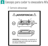 ALFA Máquina Envasadora al vacío Semi-Industrial con prestaciones avanzadas (A788100000)