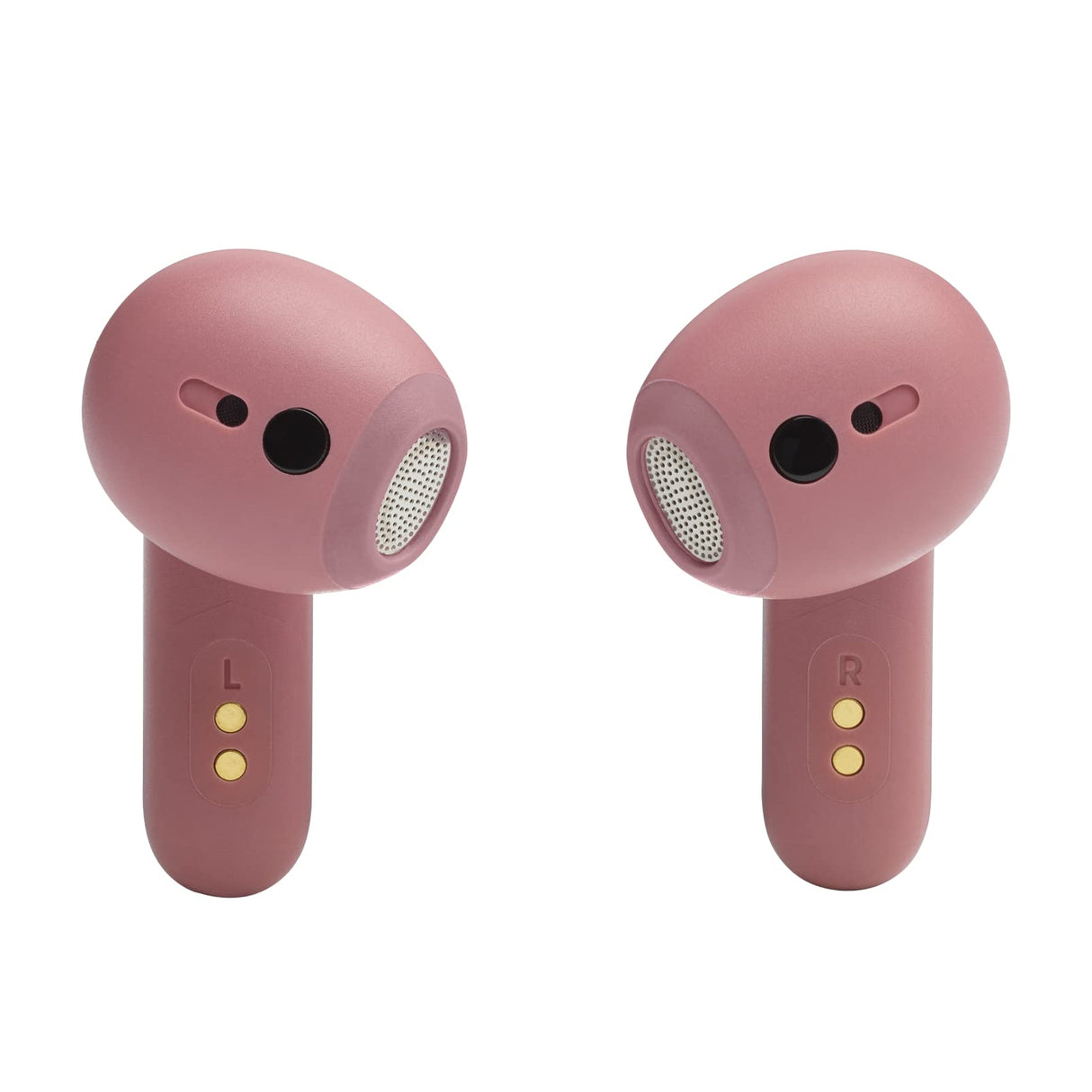 JBL Live Flex, Auriculares In Ear inalámbricos con estuche de carga inteligente, tecnología Bluetooth y de cancelación adaptativa de ruido, llamadas manos libres y hasta 40 horas de autonomía, rosa