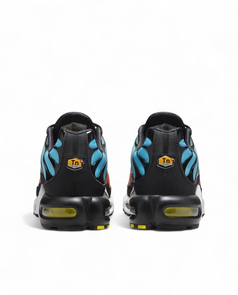 NIKE Air MAX Plus, Sneaker Hombre, Baltic Blue Safety Orange, 42.5 EU