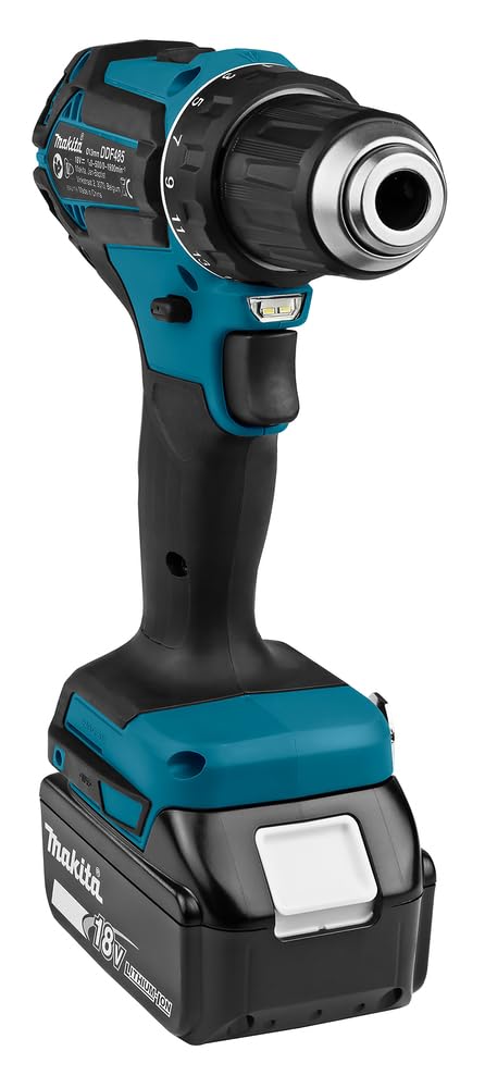 Makita DDF485RFJ Taladro atornillador inalámbrico Li-Ion 18V 2x 3.0Ah 50Nm