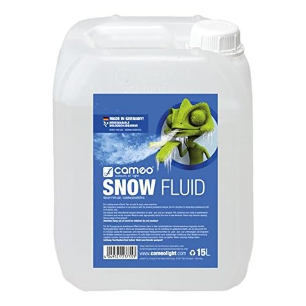 Cameo SNOW FLUID 15 L - Fluido especial para máquinas de nieve para la producción de espuma 15 L