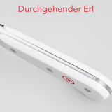 WÜSTHOF Classic cuchillo pan con doble dentado de precisión 23 cm, blanco