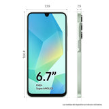 Samsung Galaxy A16 4G LTE, Teléfono Móvil Android, Pantalla 6,7" Super AMOLED, Múltiples Cámaras, Almacenamiento 128GB, Verde Claro (Versión Española), Garantía del Fabricante 3 Años + 1 Año Extra