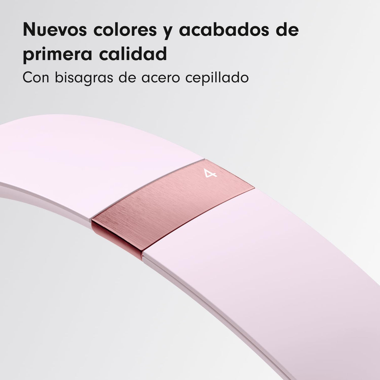 Beats Solo 4 - Auriculares Wireless Bluetooth on-Ear, compatibles con Apple y Android, con hasta 50 Horas de batería - Rosa algodón