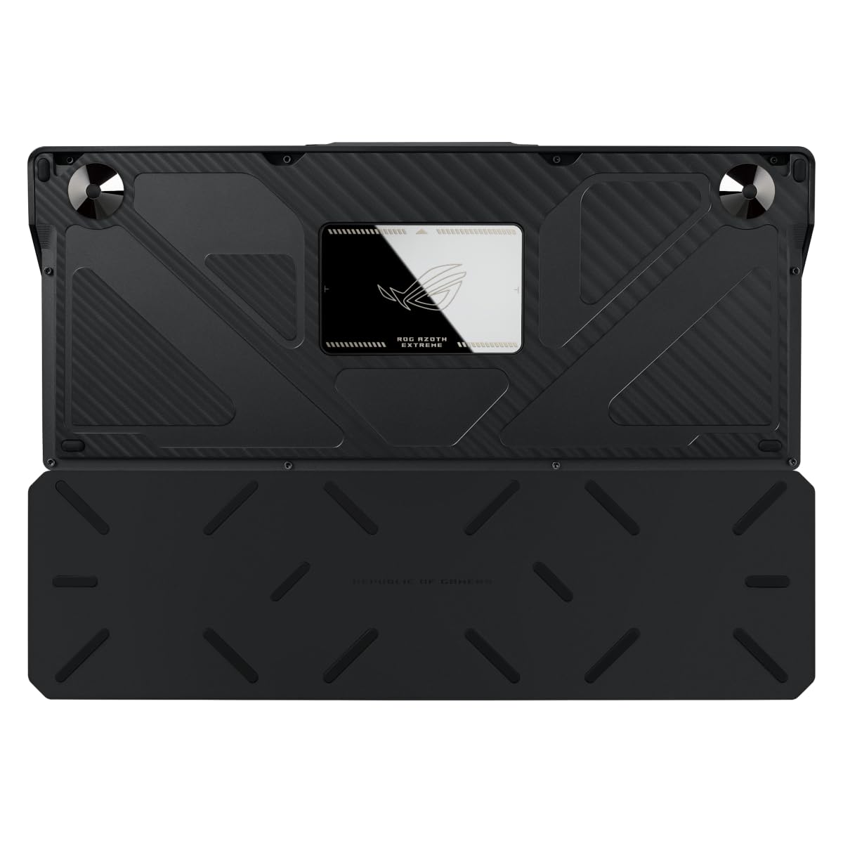 ASUS ROG Azoth Extreme 75% Teclado para Juegos (disposición QWERTZ, interruptores mecánicos ROG NX, Pantalla táctil OLED, Triple botón de Control, inalámbrico a través de Bluetooth, 2.4 GHz RF