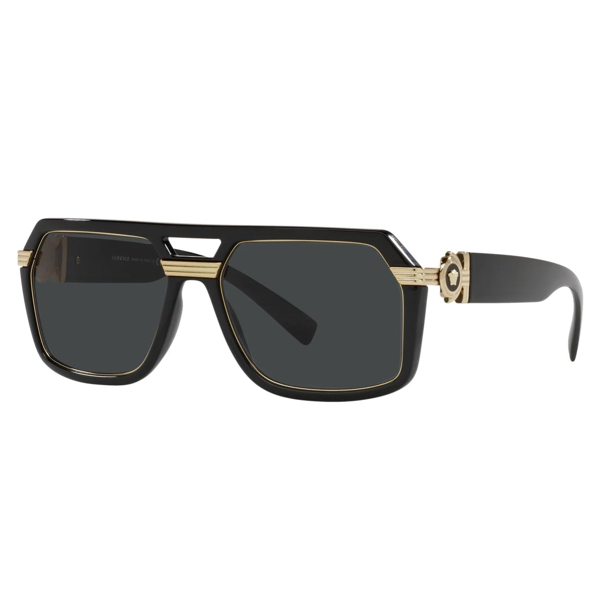 Versace Gafas de sol VE4399 GB1 / 87 Gafas de sol hombre color Negro gris tamaño de lente 58 mm