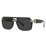 Versace Gafas de sol VE4399 GB1 / 87 Gafas de sol hombre color Negro gris tamaño de lente 58 mm