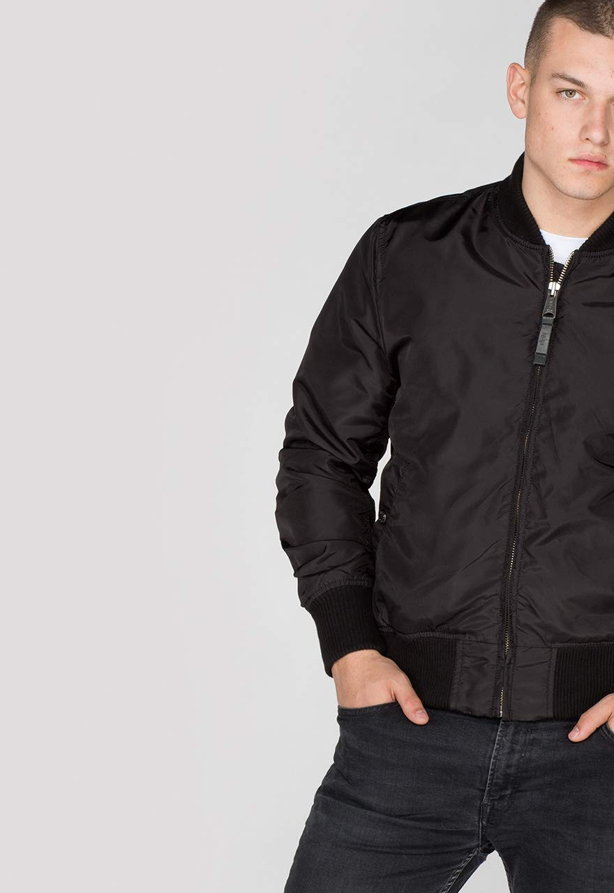 Alpha Industries MA-1 TT Chaqueta Bomber, Hombre, Negro (Black - 03), XL