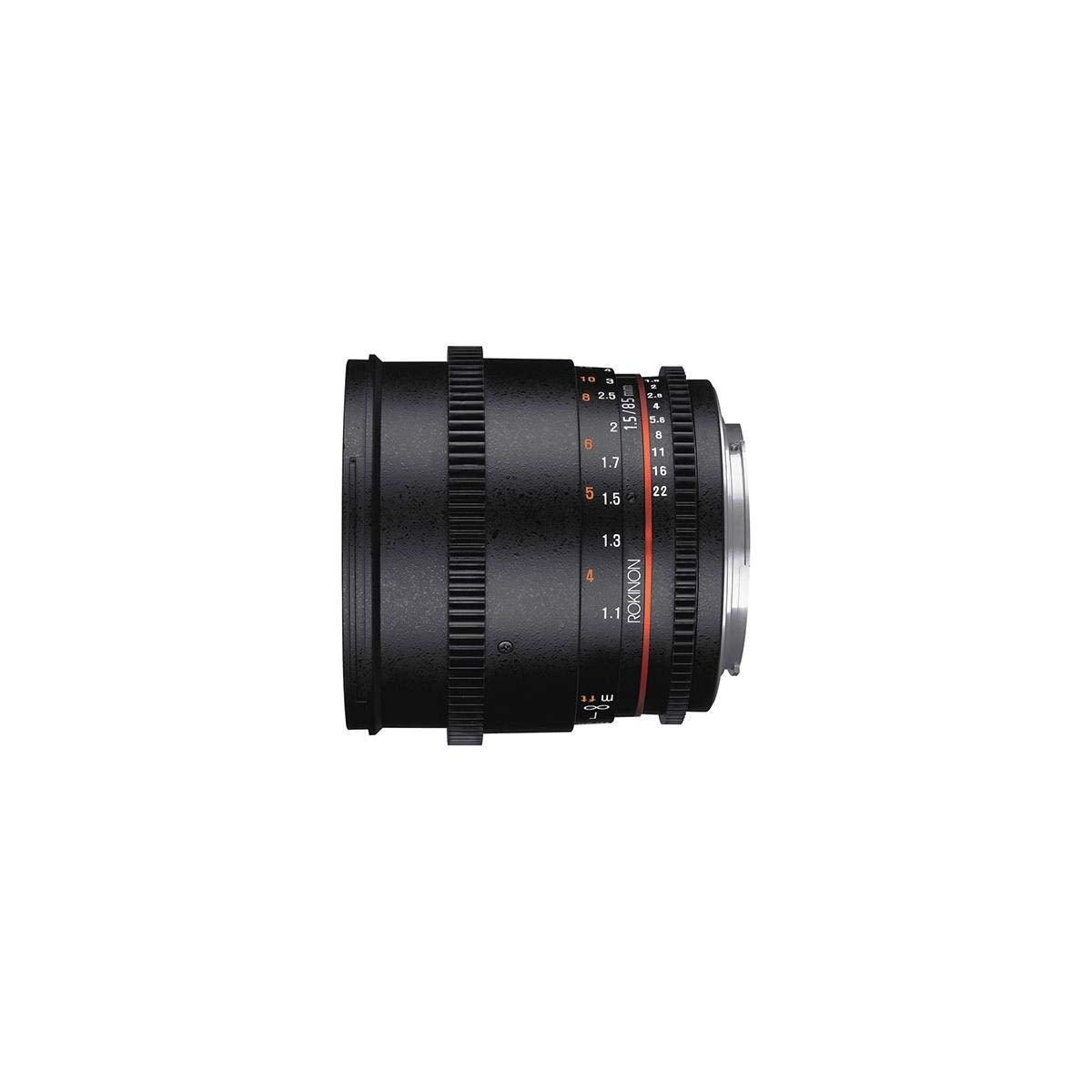 Rokinon Cine DS DS85M-N 85mm T1.5 AS IF UMC Marco Completo Cine Lente Fija para Nikon