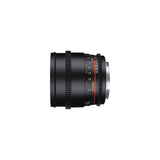 Rokinon Cine DS DS85M-N 85mm T1.5 AS IF UMC Marco Completo Cine Lente Fija para Nikon