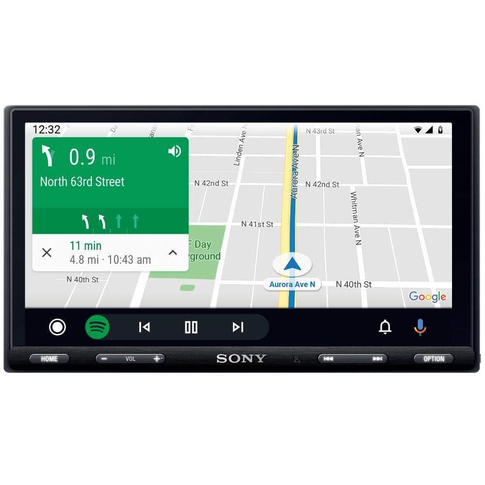 Sony XAV-AX5650 Receptor Multimedia para Coche Dab de 17.6 cm con WebLink Cast, Negro