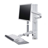 Ergotron LX Wall Mount System 81,3 cm (32") Blanco - Soporte de pared para pantalla plana (Monitor de ordenador, 11,3 kg, 81,3 cm (32"), 75 x 75 mm, 100 x 100 mm, Blanco)