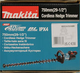 Makita UH007GZ 40V MAX Li-Ion XGT - Cortasetos sin escobillas de 75 cm, baterías y Cargadores no incluidos