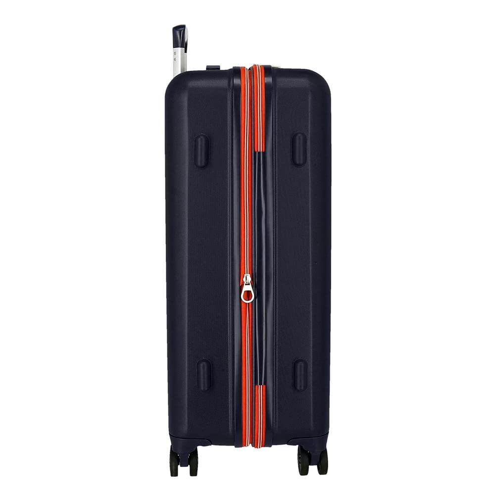 Reebok Roxbury Juego de Maletas Azul 55/70 cms Rígida ABS Cierre TSA Integrado 119,4L 6 kgs 4 Ruedas Dobles Equipaje de Mano