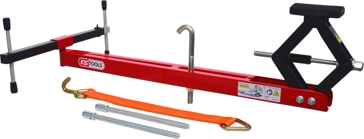 KS Tools 160.0095 Juego universal para travesaños de soporte de motor, 4 pzs