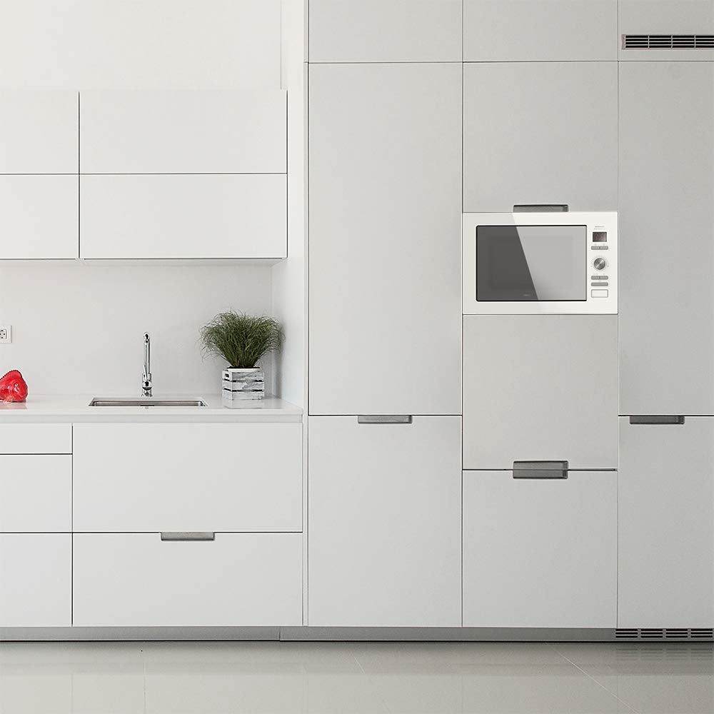 Cecotec Microondas encastrable Digital GrandHeat 2590 Built-In White. Potencia 900 W, Integrable, 25 litros, Grill 1000 W, 8 Funciones preconfiguradas, Temporizador