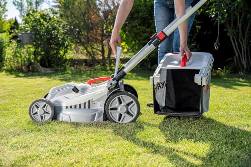IKRA cortacésped eléctrico IERM 2043 T, 2000W, altura de corte 30-75mm, anchura de corte 43cm, incl. cuchilla de repuesto