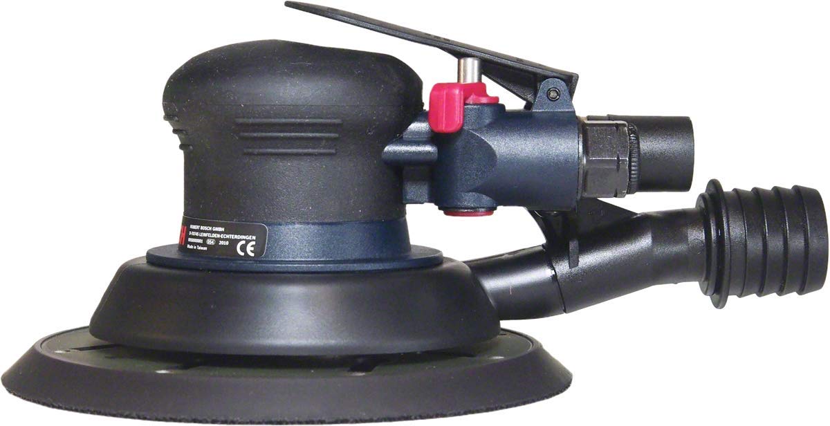 Bosch Professional - Lijadora excéntrica neumática (170 W, 12000 rpm, Ø plato lijador 150 mm, en caja)