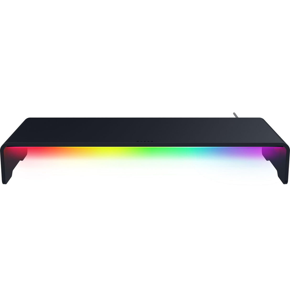 Razer Monitor Stand Chroma - Soporte de Monitor de Aluminio con concentrador USB-C de 4 vías con Chroma RGB (50cm x 21cm x 7,85cm, construcción Robusta, Capacidad de Carga de 20 kg) Negro