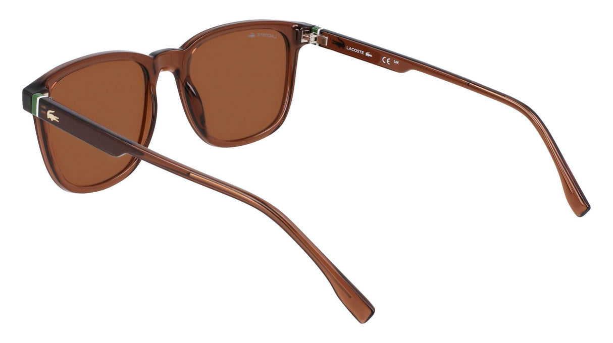 Lacoste Gafas de Sol L6029S 210 TRANSPARENT BROWN 53/19/145 Hombre