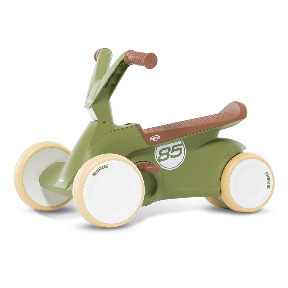 Berg GO² - Coche Antideslizante 2 en 1, diseño Retro, Color Verde