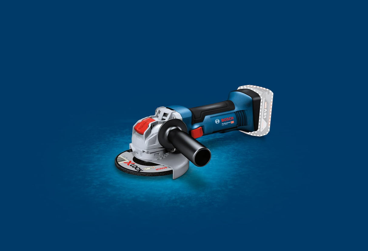 Bosch Professional 18V System GWX 18V-8 - Amoladora angular a batería (X-LOCK, Ø 125 mm, set 5 discos de corte, sin batería, en L-BOXX) - Amazon Exclusive