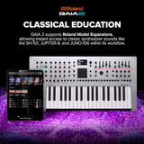 Sintetizador Roland GAIA 2 con prestaciones sonoras avanzadas | Generador de sonido híbrido que combina síntesis de tabla de ondas y virtual analógica | Motional Pad integrado