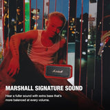 Marshall Emberton III Altavoces Bluetooth portátiles, inalámbricos, Emparejables, IP67 Resistentes al Polvo y al Agua, más de 32 Horas de Tiempo de reproducción - Negro y latón