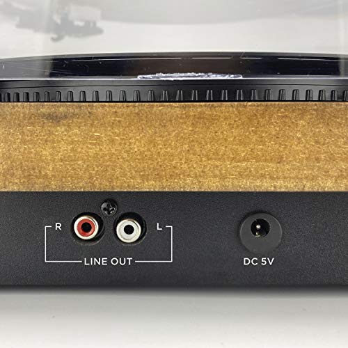 AIWA GBTUR-120WDMKII: Tocadiscos de Madera, Bluetooth, 3 velocidades, radio FM, SD y USB