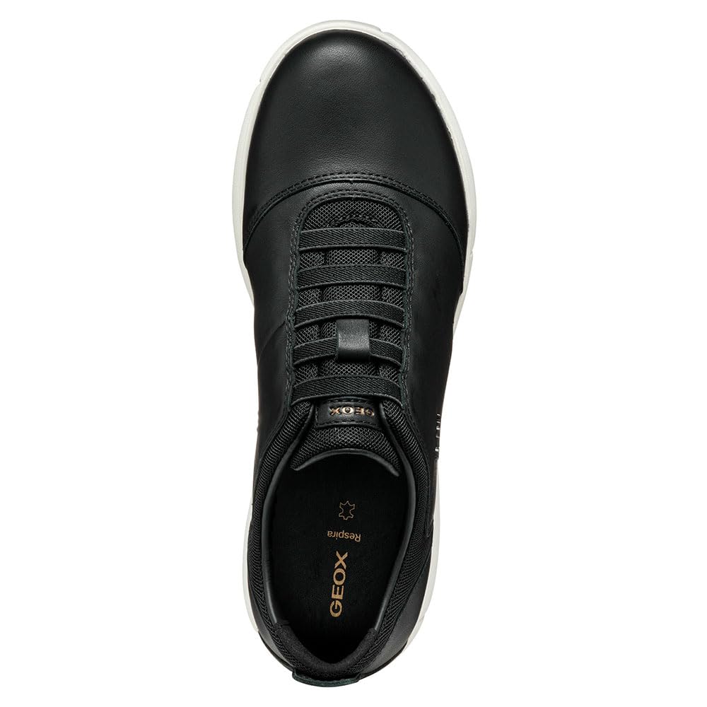 Geox D Nebula 2.0 C, Zapatillas Mujer, Black, 39 EU
