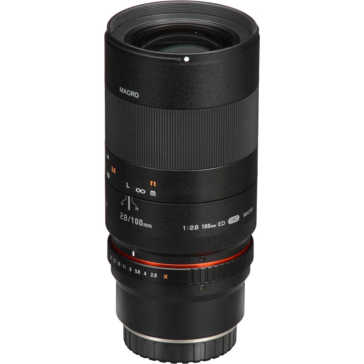 Rokinon Teleobjetivo Macro de Marco Completo F2.8 ED UMC de 100 mm para cámaras Olympus y Panasonic Micro Cuatro Tercios Intercambiables