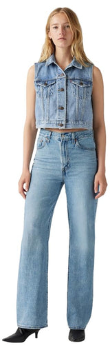 Levi's Ribcage Leg H223 Jeans, Far and Wide, 29W x 30L Mujeres