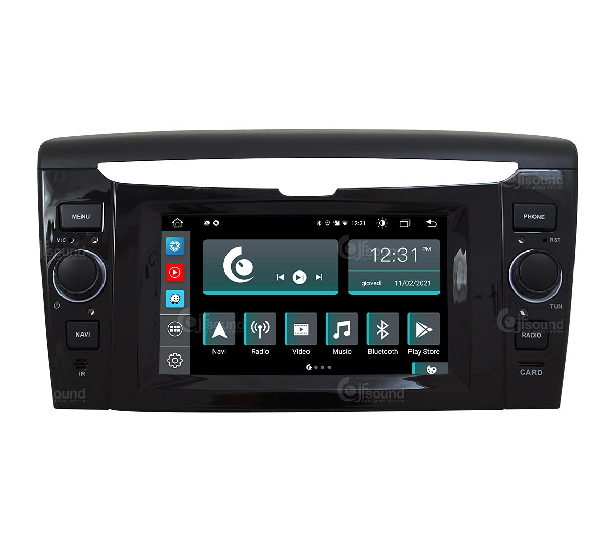 Autorradio de Ajuste Personalizado para Lancia Ypsilon Android GPS Bluetooth WiFi Dab USB Pantalla táctil Full HD 6,2" procesador de 8 núcleos y comandos de Voz