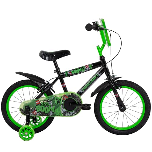 Huffy Minecraft 16 Inch Children's Bicycle for 5-7 Years, Black