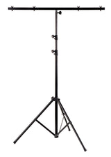 Soporte de Luz Showlite LS250 con Travesaño (para iluminación de escenarios y conciertos, para hasta 4 focos, 1,10m-2,50m, carga máxima: 30 kg)