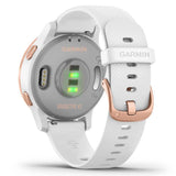 Garmin Vívoactive 4S Reloj Inteligente con GPS y Funciones de Control de la Salud Durante Todo el Día, Adultos Unisex, Rosa/Blanco, 40mm