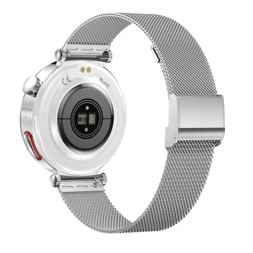 Knauermann Neo 2 (2025) - Negro Rectangular - Reloj Inteligente de Salud, Plata, Durchmesser: 40mm; Dicke: 10,9mm, Redondo