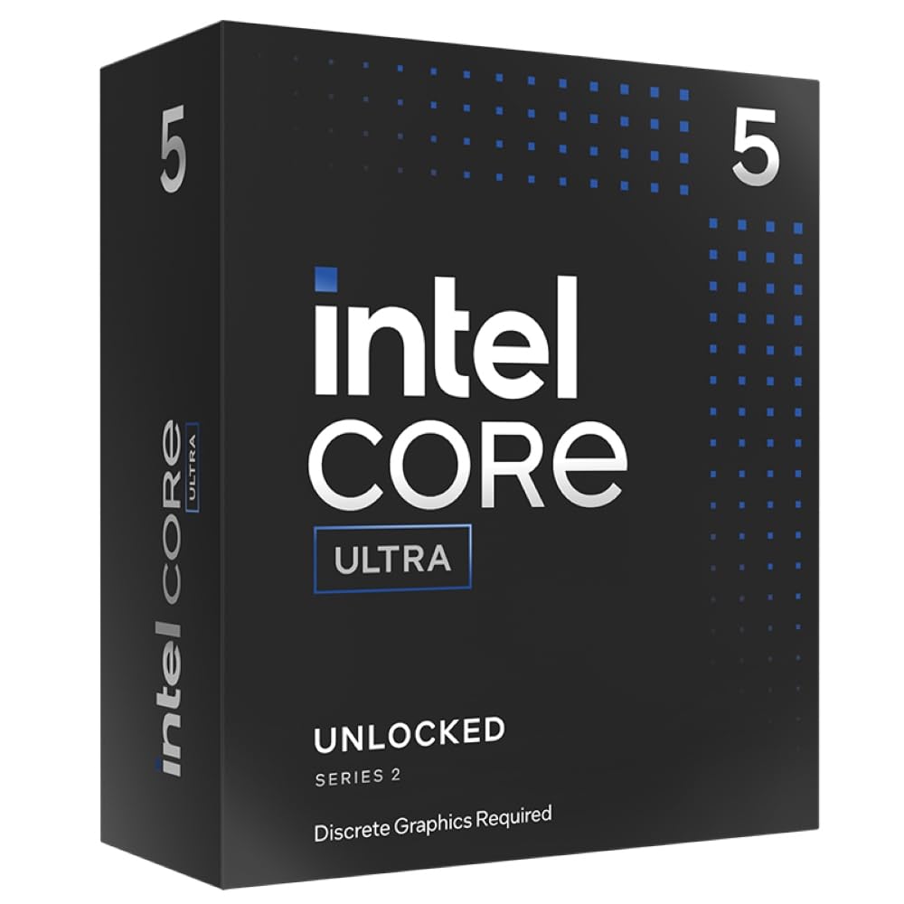 Intel® Core™ Ultra 5 procesador para Equipos de sobremesa 245KF 14 núcleos (6 P-Cores + 8 E-Cores) hasta 5,2 GHz