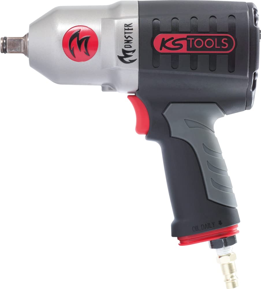 KS Tools 515.1210 Atornillador de impacto neumático de alta potencia de 1/2" MONSTER, 1690 Nm
