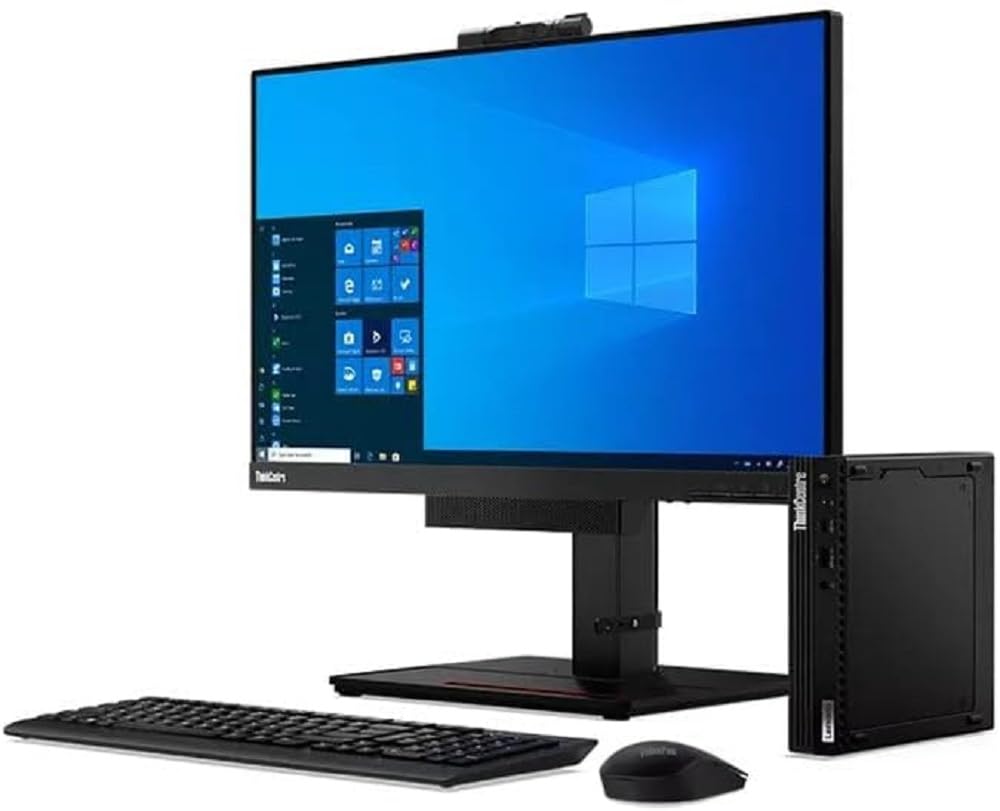 Lenovo ThinkCentre M75q Mini PC AMD Ryzen™ 7 5700GE 16 Go DDR4-SDRAM 512 Go SSD Windows 11 Pro Noir