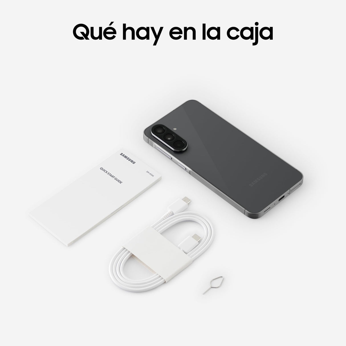 Samsung Galaxy A56 5G 128GB, Teléfono Móvil, 8GB RAM, 50MP Cámara, Negro, Garantía del Fabricante 3 Años + 1 Año Extra