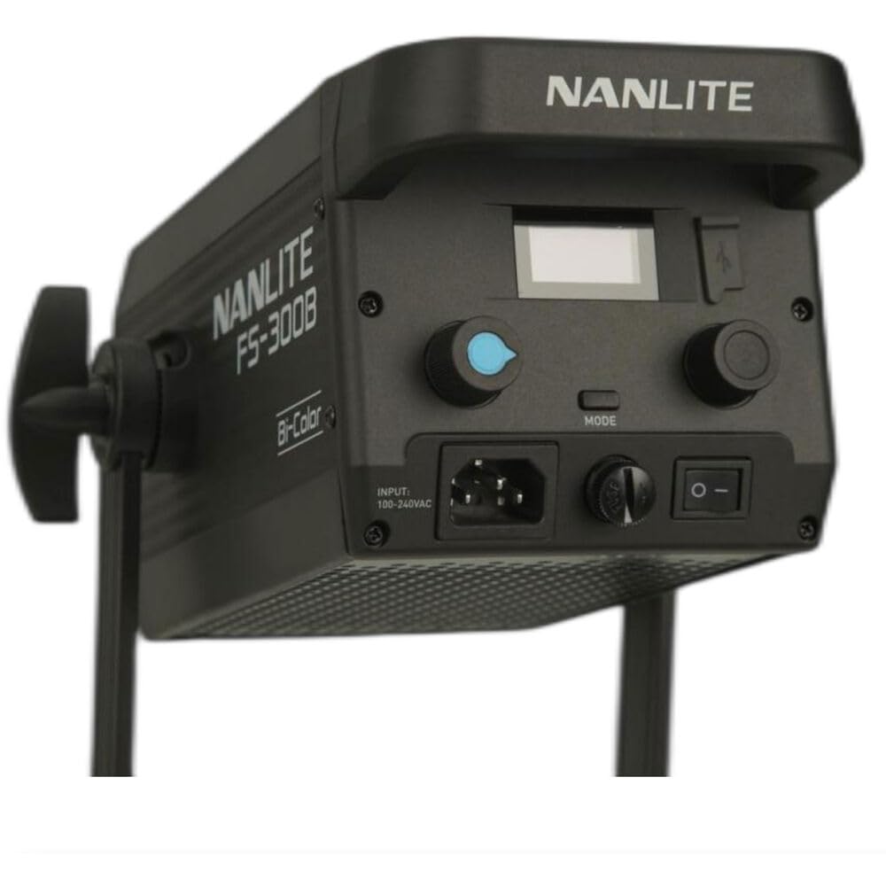 NANLITE Faro de Estudio FS-300B Bicolor (3823) Negro